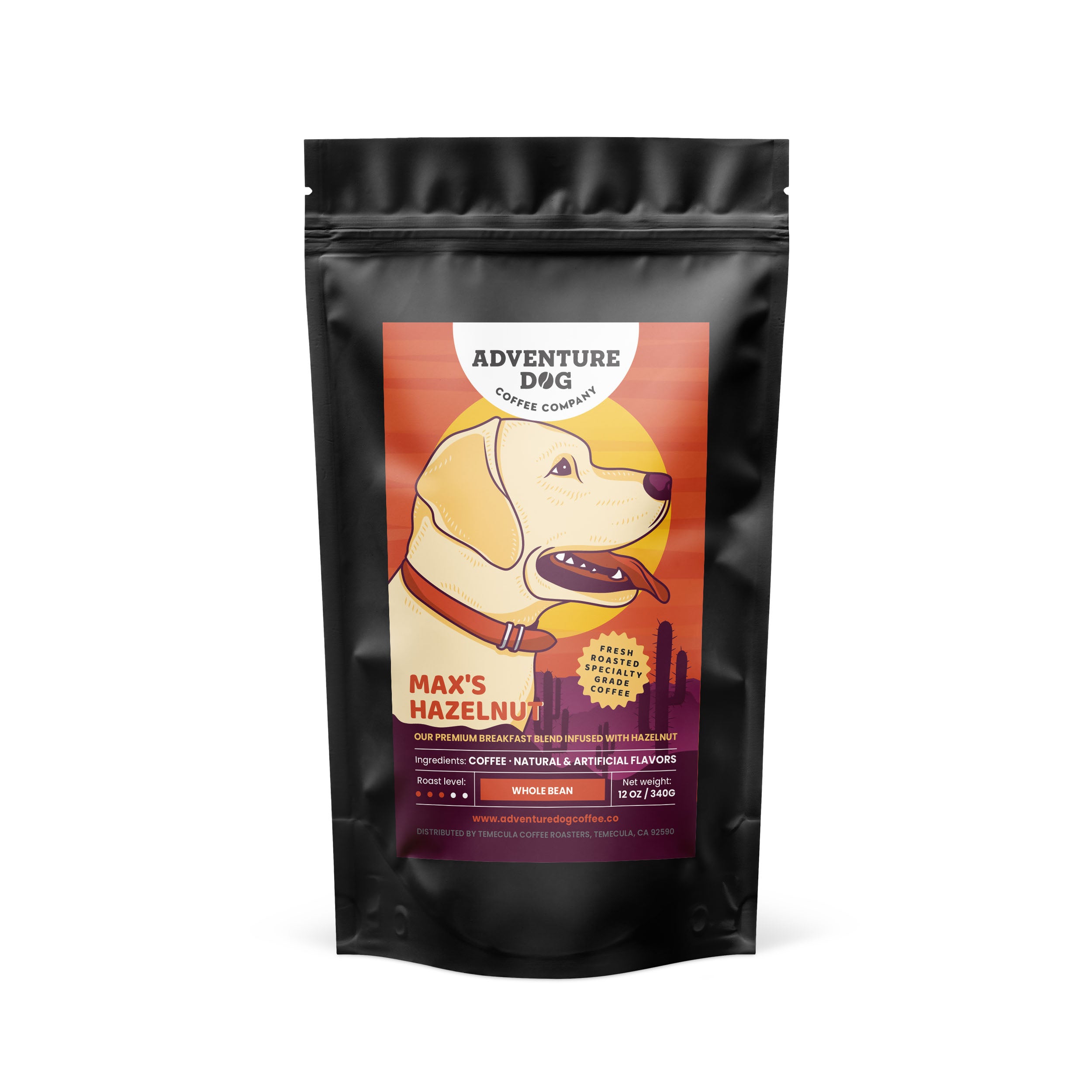 Max s Hazelnut Adventure Dog Coffee Company